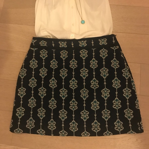 Zara Aztec Blues mini skirt - Picture 2 of 5